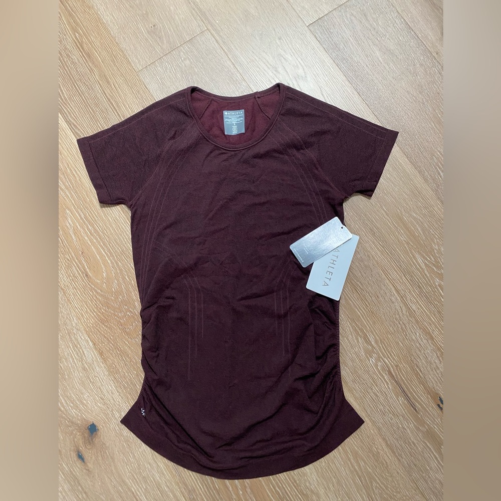 Athleta Speedlight Heathered Tee - Size S - NWT